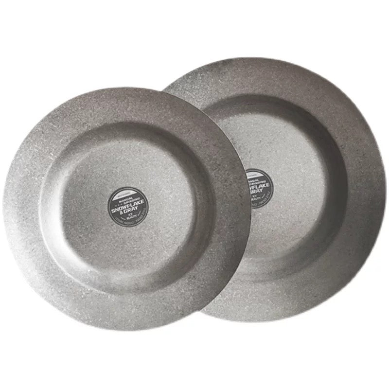 Round pasta plate
