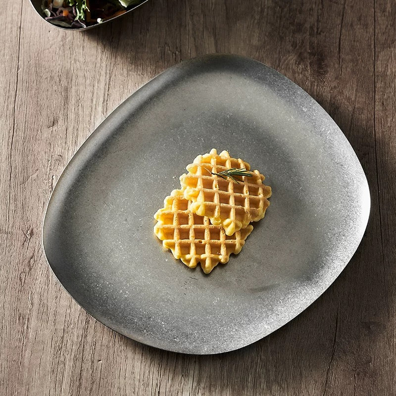 Square conical plate