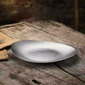 Irregular oval large plate